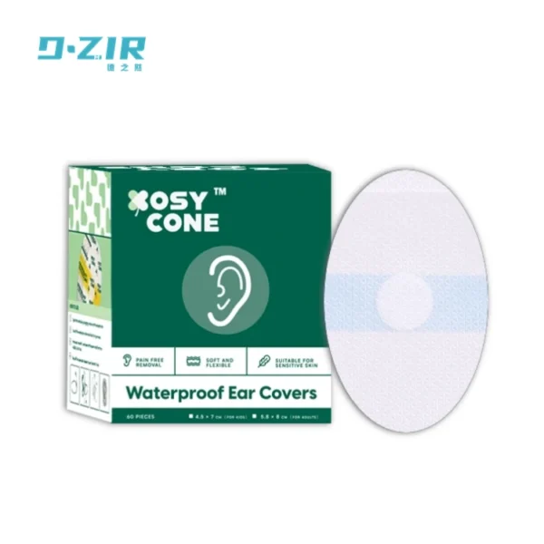 Medical silicone gel ear pad for mask comfort