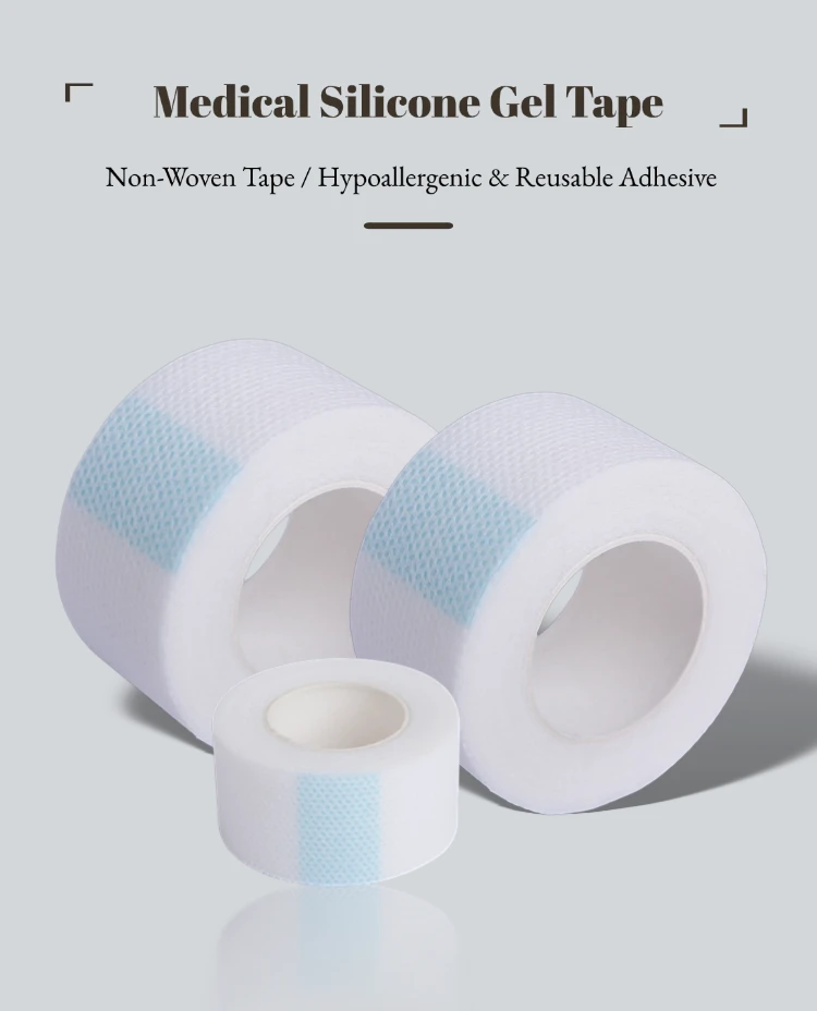 medical non woven silicone gel tape