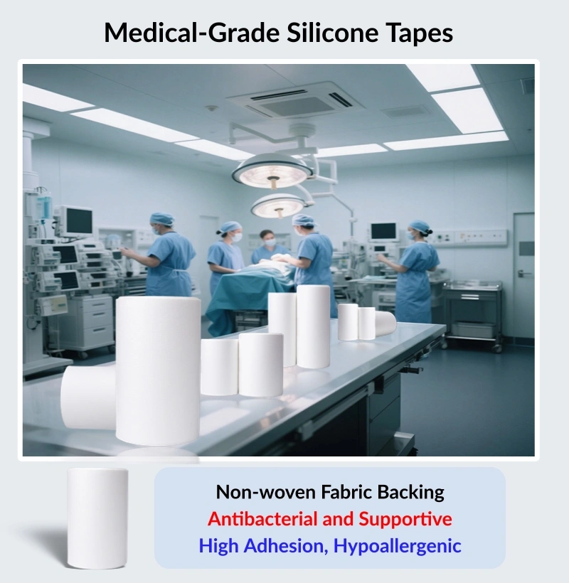 medical grade silicone gel waterproof tape nonwoven backing high adhesion medical grade silicone gel waterproof tape nonwoven backing high adhesion