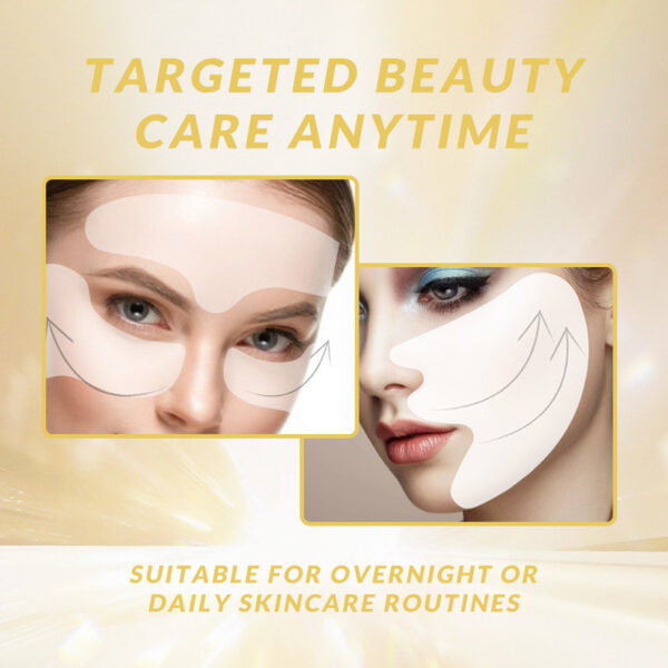 silicone facial beauty patch for wrinkle reduction anti aging skin care scar repair