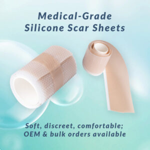 Silicone Medical Adhesive Tape Scar Sheets for Wound Healing